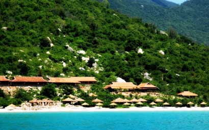 Secluded: The Wild Beach Resort is surrounded by rainforest. 